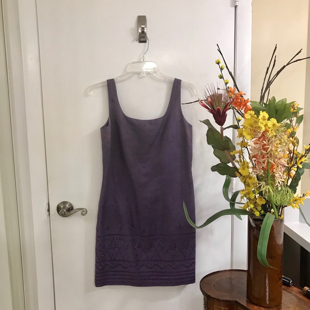 Classic linen cocktail dress